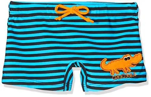 Produktbild: beco Beco Jungen Badehose Krokodil-Aqua, Marine/Blau/Orange, 92