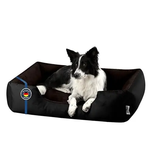 Produktbild: BedDog Hundebett XL - Hundekissen - Hundekorb - Hundecouch - Hundesofa - Bezug abziehbar, Waschbar, für Mittel-Große Hunde