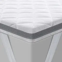 Produktbild: BedStory Gel Topper 180x200cm H3/H4 aus 7,5 cm Höhe Kaltschaumkern, atmungsaktive 3D-Netz Bezug, Bequeme Matratzentopper für Boxspringbett und unbequemem Betten Schlafsofa
