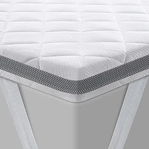 Produktbild: BedStory Topper 120x200cm H5/H6 aus 7,5cm Höhe stüzender Kaltschaumkern, atmungsaktive 3D-Netz Bezug, Bequeme Matratzentopper für Boxspringbett und unbequemem Betten Schlafsofa