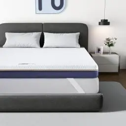 Produktbild: BedStory Topper 120x200, 10cm Höhe H3&H4 Gel Memory Foam Topper, Öko-TEX Zertifiziert Gelschaum Matratzentopper, geeignet für diejenigen, die einen härteren Topper bevorzugen
