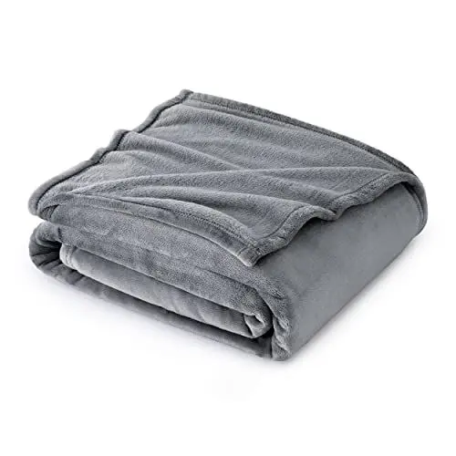Produktbild: BEDSURE Kuscheldecke Flauschig Decke Fleecedecke - Wohndecke Warm Winter Weich, Sofadecke XL, Decke Couch Blanket, Wohn- & Kuscheldecken 150x200cm, Sofa überwurfdecke Grau