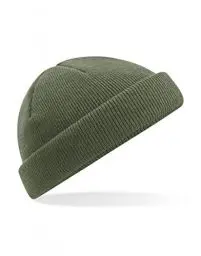 Produktbild: Beechfield B43R Recycled Mini Fisherman Beanie - Olive Green