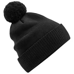 Produktbild: Beechfield B450N Organic Cotton Snowstar Beanie - Black