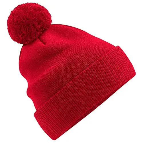 Produktbild: Beechfield B450N Organic Cotton Snowstar Beanie - Classic Red