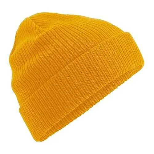 Produktbild: Beechfield B50N Organic Cotton Beanie - Mustard