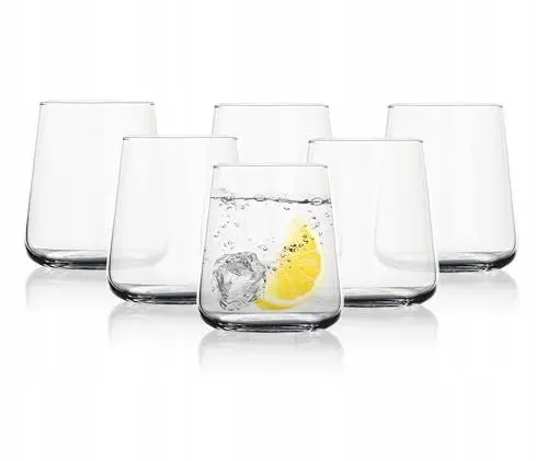 Produktbild: beeco STORE Wassergläser Set 370ml | Ökologisch 6 Stück Gläser Set | Gin Tonic Gläser | Tumbler Glas 6er Set | Tolles Geschenk