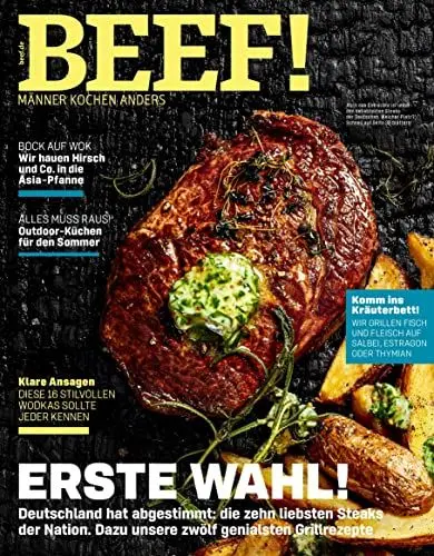 Produktbild: BEEF! Nr. 75 (3/2023): Männer kochen anders