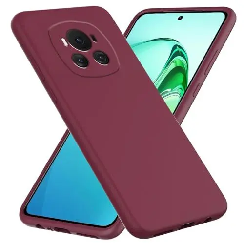 Produktbild: BEEJTUNY Silikon Hülle für Honor Magic 6 Pro 5G (Magic6 Pro) 5G, Schutzhülle (Anti-Kratzer, Anti-Fingerabdruck, Anti-Stoß), Weiche Handyhülle und Schlanke Bumper Cover. Marron