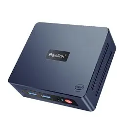 Produktbild: Beelink Mini S Mini-PC W11 Pro, Prozessor der 11. Generation N5095 (max. 2,9 GHz), 8 GB DDR4 + 128 GB SSD, WiFi 5 (802.11 b/g/n/ac), Bluetooth 4.0, Dual HDMI, 4k, USB 3.0