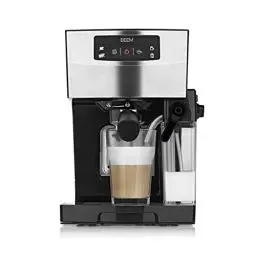 Produktbild: BEEM ESPRESSO-CLASSICO II Espresso-Siebträgermaschine - 15 bar | Edelstahl mit Milchtank, individuell einstellbarer Milchschaum | Thermoblock-System, Tassenwärmer, inkl. Tamper-Kombilöffel