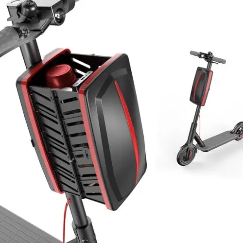 Produktbild: beemoon Rollertasche, Elektroroller-Aufbewahrungskorb mit 8L extra großem Fassungsvermöge, fest installiert, stabiles Material für Elektroroller, selbstbalancierender Roller