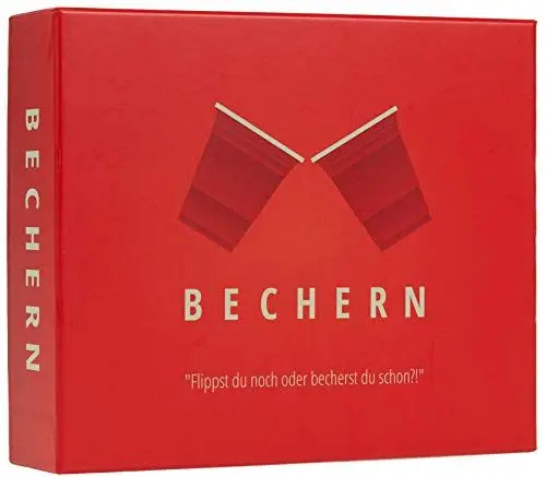 Produktbild: BeerBaller BECHERN® - Der ultimative Mix aus Kings Cup & Flip Cup | Das Kult Trinkspiel | 69 Spielkarten & 10 Shot Red Cups | Partyspiele für Erwachsene | Saufspiele | Trinkspiele | Partyspiel ab 18