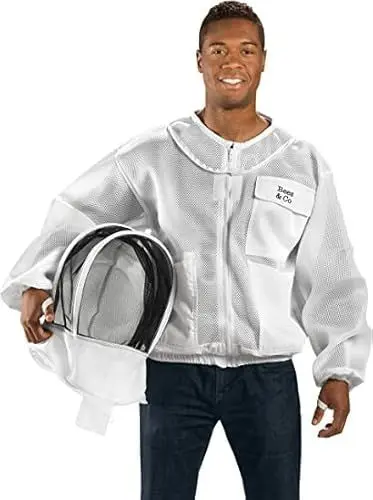Produktbild: Bees & Co K84 Ultraleichte Imkerjacke mit Fechtschleier