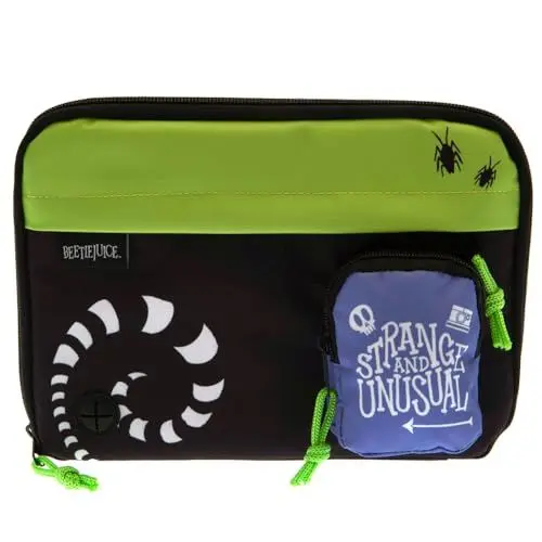 Produktbild: Beetlejuice Etui für Elektronische Geräte - 29 cm Tablet Case - Unisex - Black/Green/White - Keine Batterien erforderlich - Indoor - Beetlejuice Theme - Erwachsener