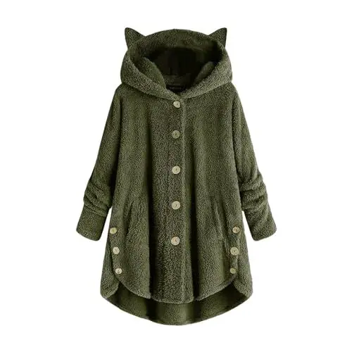 Produktbild: Befristetes Angebot Heute Damen Wintermantel Lang Damen Kapuzenjacke Jacken Teenager Mädchen Trend Winterjacke Damen Hell Wintermantel 152 Mädchen Reitregenmantel Damen Wasserdicht Meine Bestellung