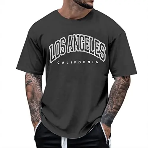 Produktbild: Befristetes Angebot Heute Oversized Tshirt Herren Mode Lose Rundhals Kurzarm Tshirt Sommer Herren Oversize T-Shirt Herren Sommer Leicht Oversize T-Shirt Herren Geschenk für Mann Der Alles Hat