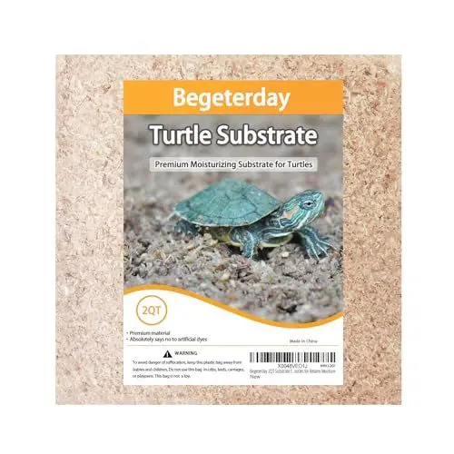 Produktbild: Begeterday 2L Schildkrötensubstrat, Schildkröten Zubehör zur Erhaltung der Luftfeuchtigkeit, Überwinterung
