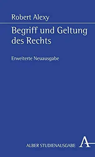 Produktbild: Begriff und Geltung des Rechts