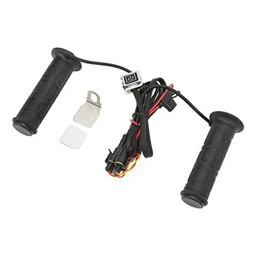 Produktbild: Beheizte Griffe für Motorräder, Motorradgriffe, 1 Paar, 12 V, Wasserdichter Motorrad-Heizgriff mit Einstellbarer Temperatur für ATV, 22 Mm Rohrdurchmesser