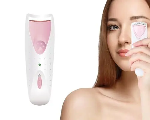 Produktbild: Beheizte Wimpernzange, Wimpernzange Beheizbar mit Silikon-Heizkissen, Tragbarer Lash Curler Wimpernzange, Lange Dauerhafte Lift Wimpern für Bequemes Make-up