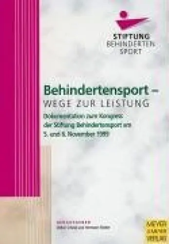 Produktbild: Behindertensport. Wege zur Leistung. Optimierung der Leistungsentwicklung (Schriftenreihe der Stiftung Behindertensport)