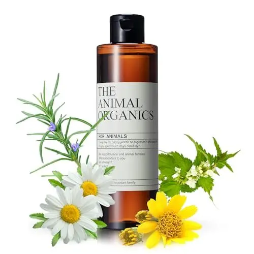 Produktbild: Bekannte japanische Marken The Animal Organics Hundeshampoo 98% pflanzliche Inhaltsstoffe nach menschlichem Standard Gründliche Reinigung Nicht reizend Leicht auszuspülen 250ml
