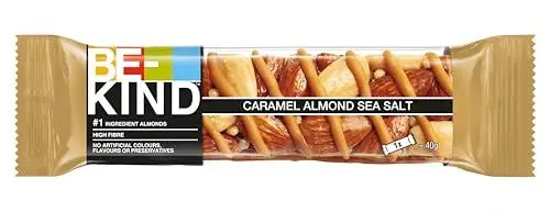 Produktbild: Be-Kind | Caramel Almond Seasalt | 12 x 40 gram