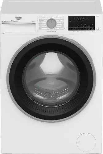 Produktbild: Beko B3WFT510413W b300 Waschmaschine, Waschvollautomat, 10 kg, SteamCure-Dampffunktion, AddXtra-Nachlegefunktion, Ironfast für leichteres Bügeln, Watersafe, AquaWave-Schontrommel, Weiß
