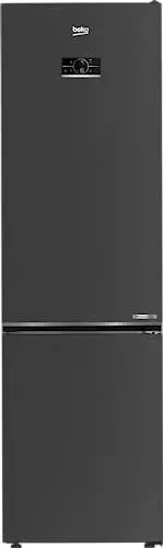 Produktbild: Beko B7RCNA407HXBR bPRO 700 freistehende Kühl-/Gefrierkombination, großer Kühlschrank, 355 l, NoFrost, AeroFlow, Smooth Fit: 90 Grad Türöffnung, Kühl-Gefrier-Multizone, HarvestFresh, Dark-Inox