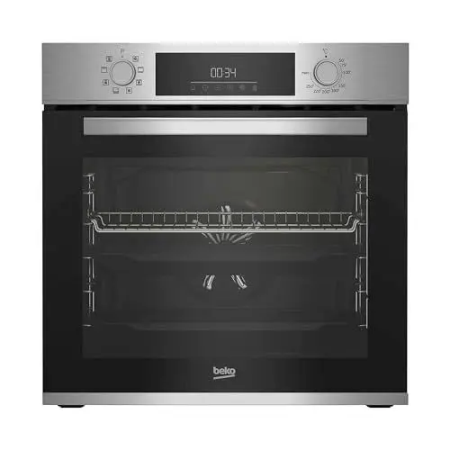 Produktbild: Beko BBIM12300X b300 Einbau-Backofen, 60 cm Backofen, 72 l Volumen, Dampfreinigung SteamShine, 8 Heizarten, AeroPerfect für gleichmäßiges Backen, Multifunktionsofen, Edelstahl