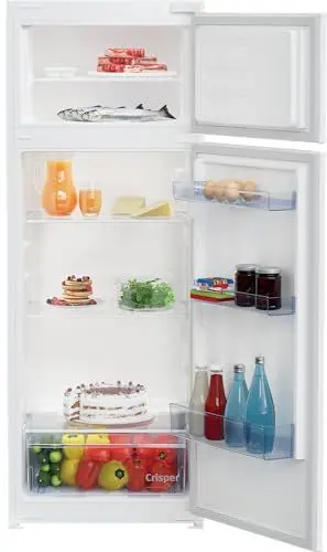 Produktbild: Beko BDSA250K4SN b100 Integrierbare Kühl-/Gefrierkombination, 220 l Nutzinhalt, 176 l Kühlen, 44 l Gefrieren, 145er Nische, Schlepptürtechnik, 37 dB, Einbau-Gerät, weiß