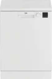 Produktbild: Beko DFN04321W b100 Freistehender Geschirrspüler 60 cm, 13 Maßgedecke, unterbaufähig, Halbe Beladung, Zeitvorwahl, Clean&Shine-Programm, 4 Programme, Watersafe, Weiß