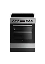 Produktbild: Beko FSM67320GXS b300 freistehender Herd mit Glaskeramik-Kochfeld, 72 l Volumen, 60 cm Breite, Multifunktionsofen, SteamShine, LED-Display, 8 Heizarten, herausnehmbare Seitengitter, Edelstahl