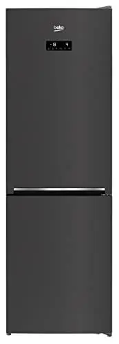 Produktbild: Beko RCNE366E70ZXBRN bPRO700 freistehende Kühl-/Gefrierkombination, großer Kühlschrank, 323 l Gesamtrauminhalt, HarvestFresh, NoFrost, leise, SmoothFit, 0°C-Zone, Dark Inox
