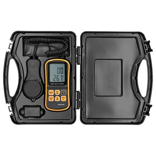 Produktbild: Belichtungsmesser, 0~200.000 Lx Digitaler Belichtungsmesser, Digitaler Luxmeter, Hochgenaues Luxmeter Auto-Ranging Tragbares Photometer
