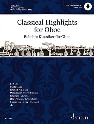 Produktbild: Beliebte Klassiker für Oboe: bearbeitet für Oboe und Klavier. Oboe und Klavier (als Play-along). Play-Along. (Classical Highlights)