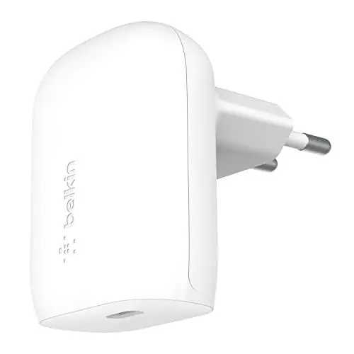 Produktbild: Belkin 30-W-USB-C-Ladegerät mit PPS, PowerDelivery, USB ladegerät, USB-IF-zertifiziert PD 3.0 zum Schnellladen des iPhone 16, iPhone 15, Samsung Galaxy S24, Z Fold, Pixel, iPad, Note, AirPods, MacBook