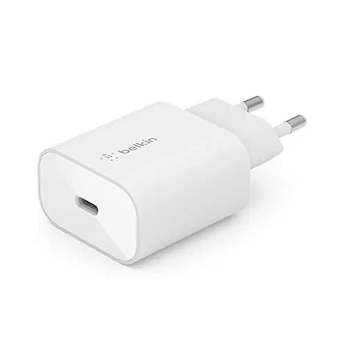 Produktbild: Belkin BoostCharge 25-W-Ladegerät mit PPS, USB-C Power Delivery, USB C Ladegerät, Schnellladegerät für das iPhone 16, iPhone 15, Samsung Galaxy, Galaxy Note, Pixel, iPad Pro, iPad Mini