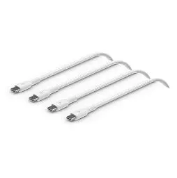 Produktbild: Belkin BoostCharge geflochtenes USB-C-/USB-C-Ladekabel, USB-C-Schnellladekabel für iPhone 16, iPhone 15, Samsung Galaxy S24, S24 Ultra, Note, Google Pixel, iPad, Nintendo Switch, 2 m, 2er-Pack - Weiß
