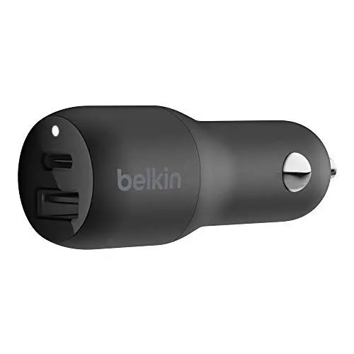 Produktbild: Belkin Boost Charge USB-C-Kfz-Ladegerät, 30 W (Schnellladegerät für iPhone 13, 13 Pro, 13 Pro Max, 13 mini, 12, 12Pro/Pro Max, 12 mini, iPad Pro 10,5