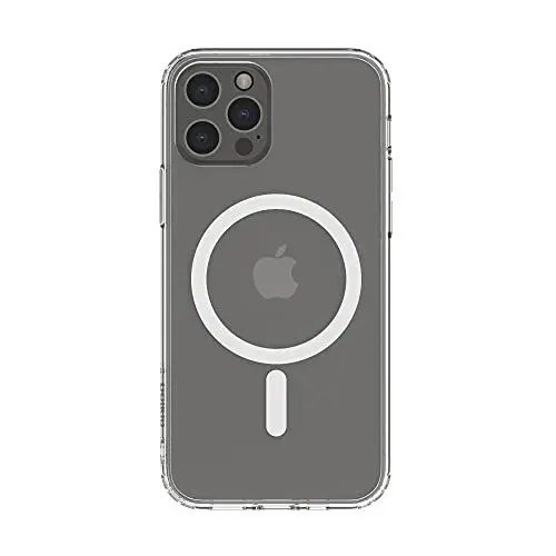 Produktbild: Belkin MagSafe-kompatible Hülle Für Das IPhone 12/12 Pro (mit Antimikrobieller Beschichtung, Integrierten Magneten Und Erhöhten Rändern Zum Schutz Der Kamera), MSA002BTCL
