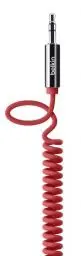 Produktbild: Belkin MixIt Audio-Spiralkabel (3,5mm auf 3,5mm Klinkenanschluss, 1,8m) rot