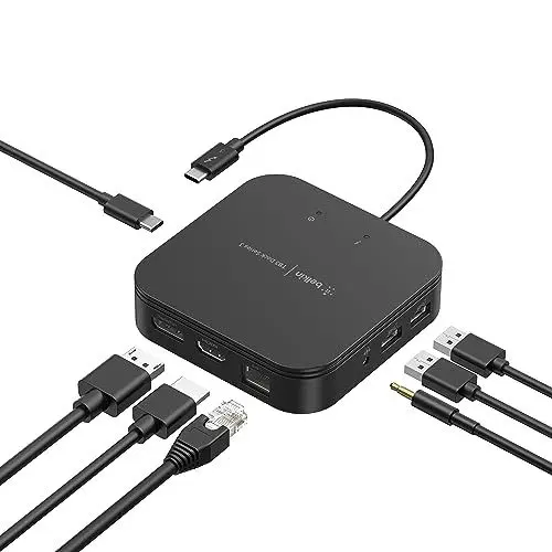 Produktbild: Belkin Thunderbolt 3 Dock Standard, HDMI/DP/Ethernet/Klinke/USB, schwarz