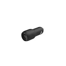Produktbild: Belkin USB-Kfz-Ladegerät mit 2 Ports, 24 W (Boost Charge Kfz-Ladegerät, USB-Auto-Ladegerät) iPhone 14/14 Plus, 14 Pro, 14 Pro Max, 13, 12, 11 und ältere Modelle, Kfz-Ladegerät, Android Auto-Ladegerät