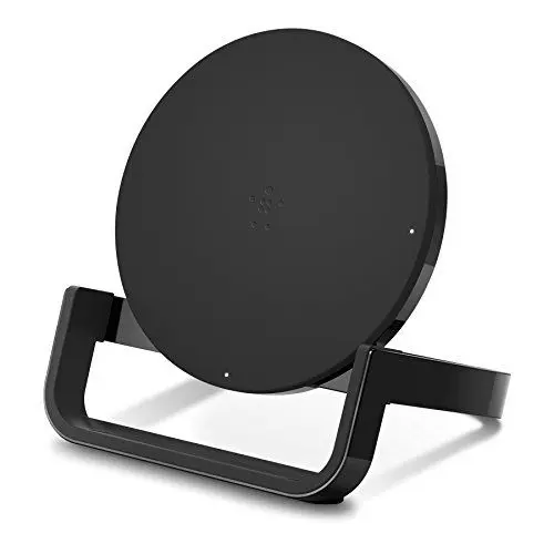 Produktbild: Belkin drahtloser Boost Up Ladeständer (10 W, drahtloses Qi-Schnellladegerät für iPhone 11, 11 Pro/Pro Max, XS, XS Max, XR, X, 8, 8 Plus, Samsung Galaxy S10, S10+, S10e, Huawei P30, P30 Pro und andere Geräte) schwarz