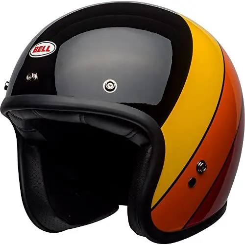 Produktbild: BELL CASCO CUSTOM 500 RIF BK-YL-OR-RD S ECE