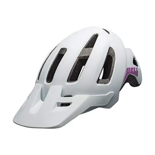 Produktbild: Bell Unisex Jugend Nomad Jr Fahrradhelme, Matte White/Purple 21, Einheitsgröße