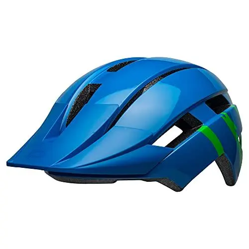 Produktbild: BELL Unisex Jugend Sidetrack Ii Fahrradhelme, Strike Gloss Blue/Green, Einheitsgröße