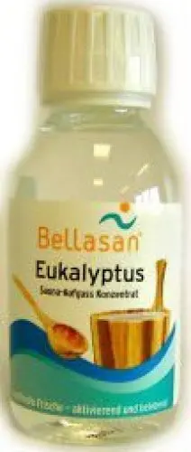 Produktbild: Bellasan Saunaaufguss Eukalyptus Minze (150 ml) Sauna-Aufgussmittel Saunaduft Aufguss-Konzentrat